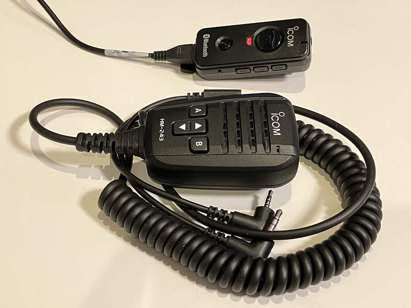 IC-705用Bluetoothヘッドセット