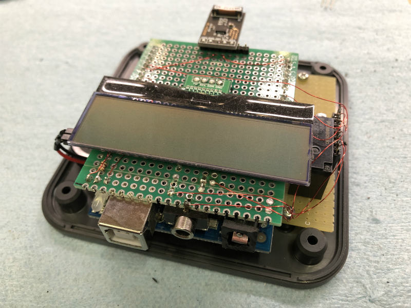 Arduino+雷センサ・LCD基板